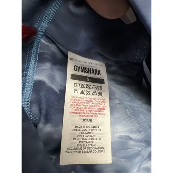 Gymshark Womens Elevate Longline Light Support Sports Bra JM3 Blue/Brown (lot 2) - Picture 6 of 6